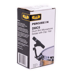 Cad Drum Rim Microphone Holder With Clip - Pair