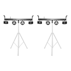 2x Chauvet GIGBAR Flex 3 in 1 DJ Effect Lighting System Derby Par Strobe Disco