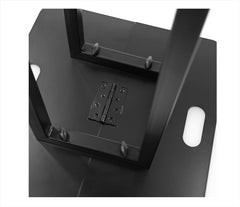 Plugger 2 x Height Adjustable Podium Black 106-195cm Totem inc Flightcase