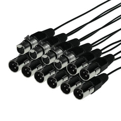 W Audio 15m XLR Multicore 8/4
