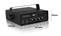 Eagle 30W Desktop Car Vehicle Mixer Amplifier 12V Media Player Bluetooth