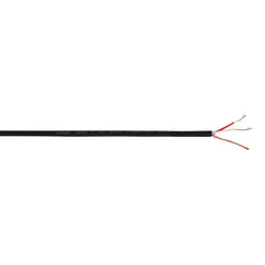 eLumen8 INSTALL Screened 2 Core Microphone Cable MIC1PRB, 100m Drum Black