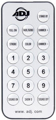 ADJ UC IR-Funkfernbedienung für Inno Pocket Roll, Pocket Spot, Zipper