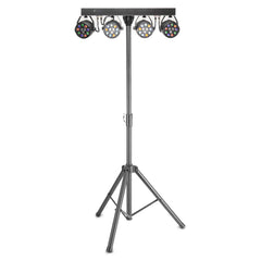 2x Stagg Partybar Par Bar LED-Beleuchtungssystem inkl. Fernbedienung + Stativ