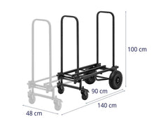Ultimax StageCart Pro Trolley Cart for DJ Event Equipment