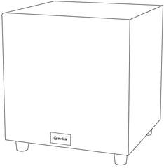 av:link M8S caisson de basses actif haut-parleur basse 200W