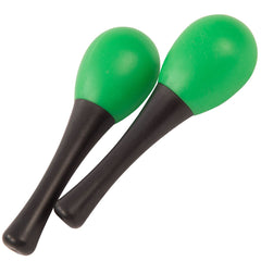 Pp Early Years Plastic Maracas - Black/green