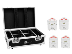 Eurolite Set 4X Akku Tl-3 Tcl White + Case With Charging Function