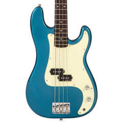 Vintage V40 Coaster Series Bass Guitar - Candy Apple Blue