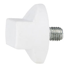 Wentex Bouton rotatif M10x12 Blanc (pour support de drap)
