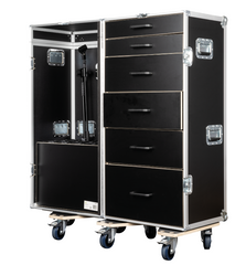 Showgear Drawer Case 3- 6 drawers Production Flightcase & space for 15 mic stands