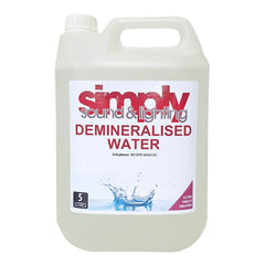 Simply Sound 5L Deionised Water Five Litres Suitable for Chauvet Cumulus