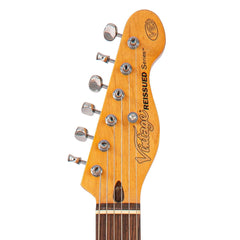 Vintage V62 Proshop Unique Guitar - Metallic Burgundy