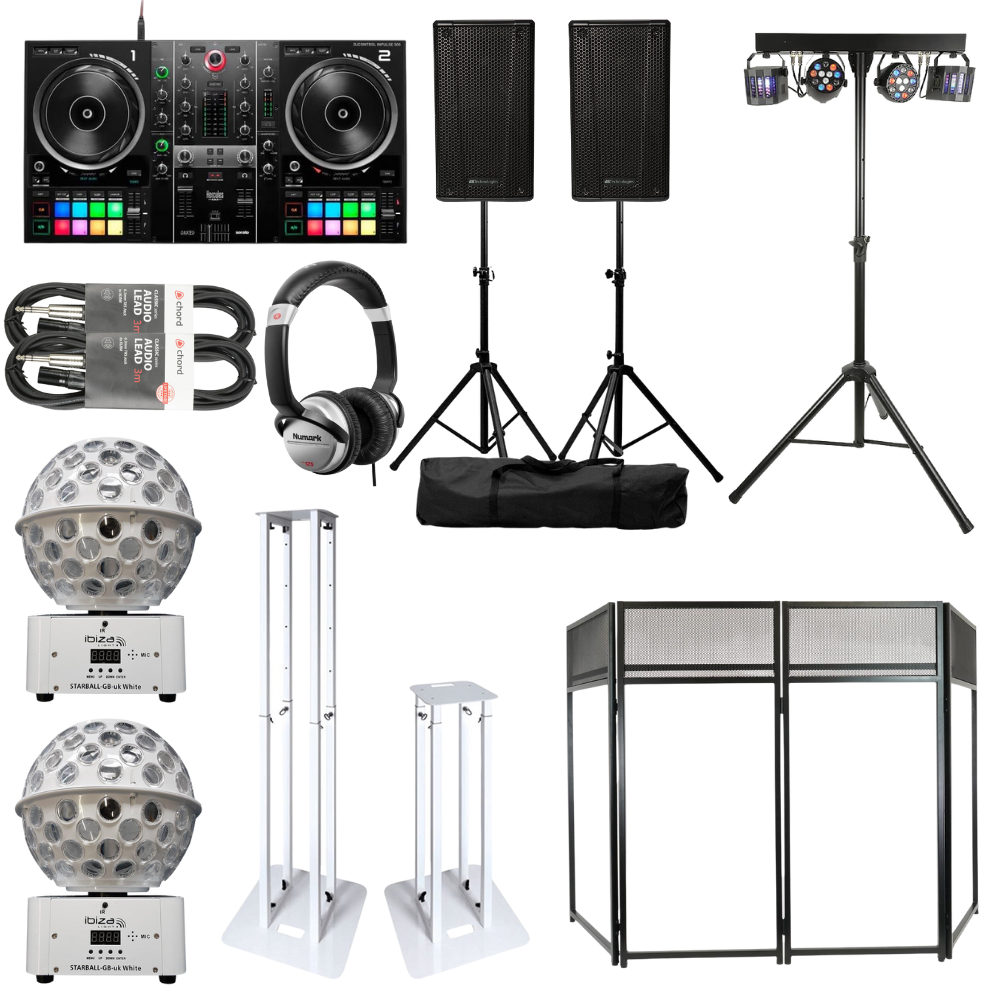 Ultimate DJ Starter Kit 5: dB Technologies B-HYPE 10 Speakers, Hercule ...