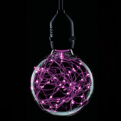 Prolite 1,7 W LED G95 ES Poly Star Polycarbonat-Lampe, Magenta