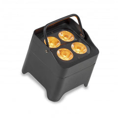 4x Centolight Q-AIR Mini LED RGBWAUV Battery PAR 12w inc Bag