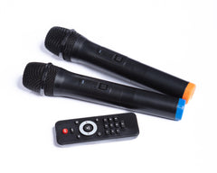 2x Roar RS-2000 Bluetooth TWS PA Speaker 4000W inc Dual Wireless Microphones