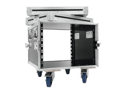 Roadinger Rack Profi Km 6U 55 cm mit Rollen