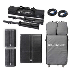 HK Audio Lucas 2K18 Système de sonorisation actif 18" 2000W DJ PA Package