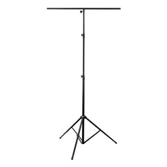 Rhino Black Metal Lighting Stand 2.7M Height inc T-Bar *B-Stock