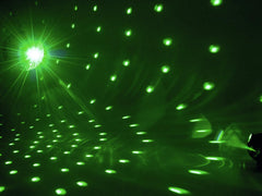 Mirror Ball Set 30cm with LED RGB Spot RC