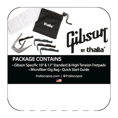 Thalia Gibson Black Chrome Finish Capo - Crown