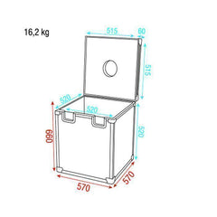 Showgear LCA-MIR50 Roadcase for 50cm Mirrorball *BSTOCK*