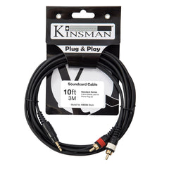 Kinsman Standard Connector Stereo To 2 X Phono Plugs