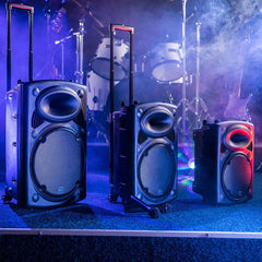QTX QR15PA Portable PA System with Wireless Mics & USB Player *BSTOCK*