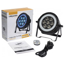 Algam Lighting 7 x 6W  LED PAR Wash with RGB LED Ring