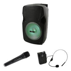 QTX PAL10 Bluetooth Aktiver tragbarer Lautsprecher inkl. Headset