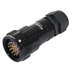 eLumen8 Socapex 19-Pin Line Male Socket 16-28mm
