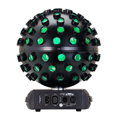 2x Soundsation LED Mirrorball Revolving Light Effect 5 x 18W RGBWA+UV HEX inc Cases