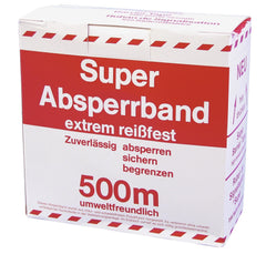 Zubehör Absperrband Rot/Weiß 500Mx75Mm