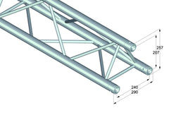 Alutruss Trilock 6082-3000 3-Way Cross Beam