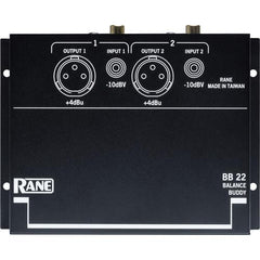 Rane BB22IM Balance Buddy, Konverter von unsymmetrisch zu symmetrisch