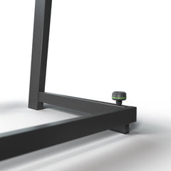 Gravity FDJT 01 DJ Desk Booth Stand Adjustable Loudspeaker + Laptop Trays *B-STOCK*