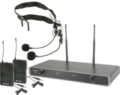 accord NU2 tour de cou/revers système UHF 608,050 MHz + 606,175 MHz Ch.38