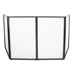Thor Foldable DJ Screen White Facade DJ Lycra Booth Foldable inc Bag
