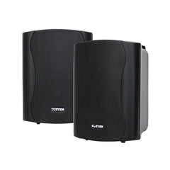 Clever Acoustics BGS 25 Haut-parleurs noirs 8 Ohm (paire) Boîtier noir robuste