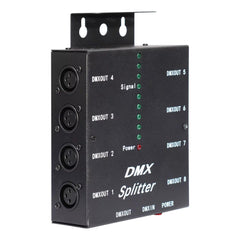 Thor 8 Way DMX Splitter Booster Distributor