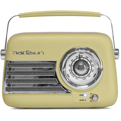 MADISON FREESOUND-VR40OGR-MAT Portable Vintage Radio Bluetooth FM