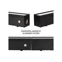 2x ADJ UBL12H LED RGBALUV Hex Light Bar Batten inc Case