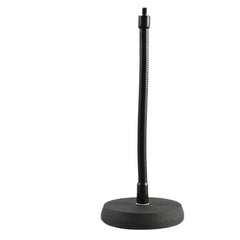 Support de bureau col de cygne pour microphone Pulse noir