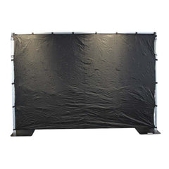 Global Truss Curtain Call Pipe and Drape 450 x 450mm Black Base Plate