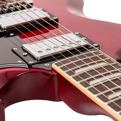 Vintage Vs6 Guitar - Cherry Red
