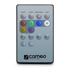 Spot compact Cameo Q-SPOT 15 RGBW avec LED RGBW 15 W en noir