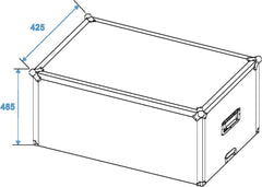 Roadinger Flightcase Ice-100/Ice-101