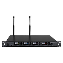W Audio DQM 600H Quad Radio Microphone Handheld Wireless Mic System CH38