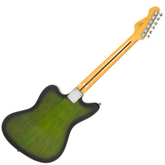 Vintage Revo Series Surfmaster Thinline Twin Guitar - Greenburst